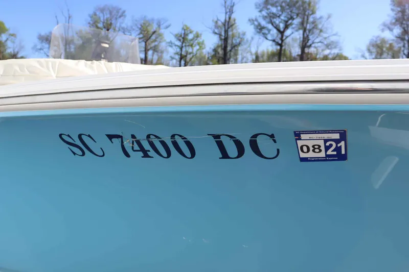 Slide: The Image of 2015 Sportsman 17 Island Reef boat with registration number SC 7400 DC. - 13