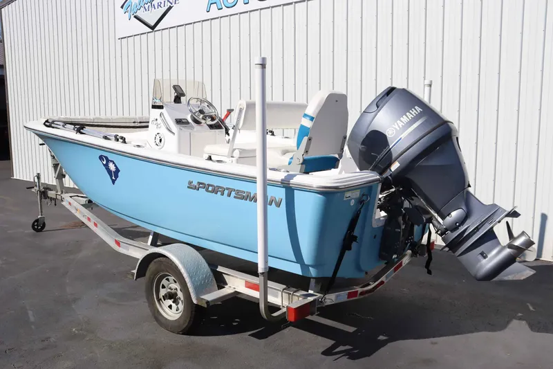 Slide: The Image of 2015 Sportsman 17 Island Reef boat with Yamaha engine. - 3