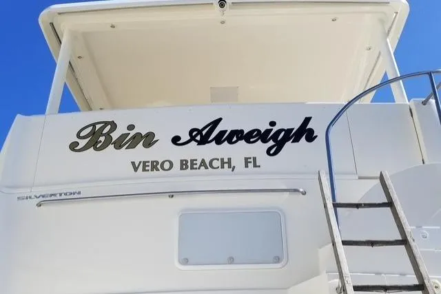 Slide: The Image of 2000 Silverton 453 Pilothouse Motor Yacht, "Bin Aweigh," Vero Beach, FL. - 7
