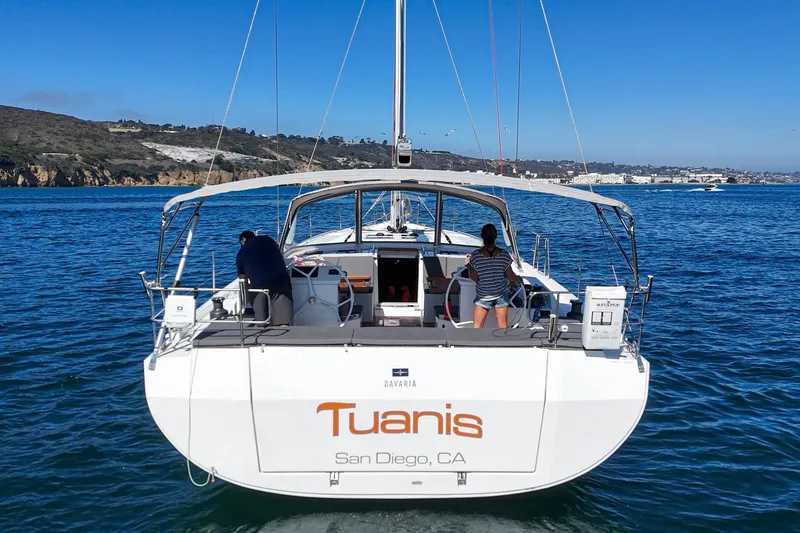 Slide: The Image of 2023 Bavaria C50 yacht "Tuanis" sailing in San Diego waters. - 12