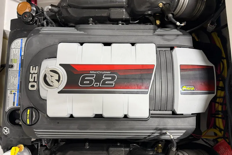 Slide: The Image of 2024 Four Winns HD5 boat engine, MerCruiser 6.2L 350 horsepower. - 54