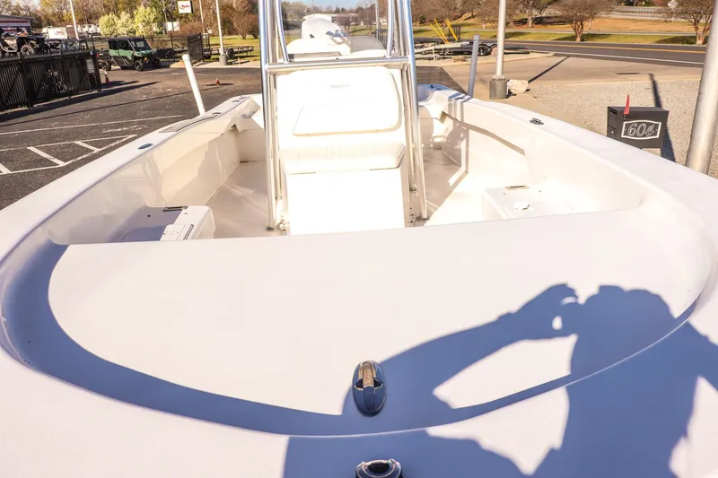 Slide: The Image of 2022 Savannah SS21 boat interior with seating and storage compartments. - 16