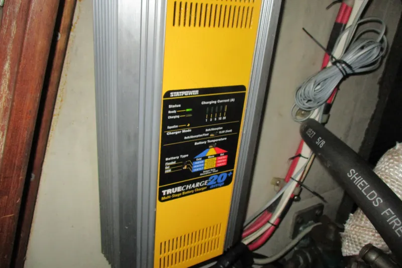Slide: The Image of TrueCharge 20+ battery charger in a 1981 C & C 32 sailboat. - 43