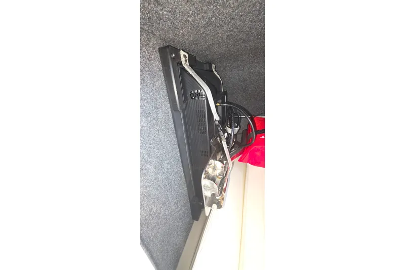 Slide: The Image of 2026 Formula 360 Crossover Bowrider I/O engine compartment with visible components. - 26