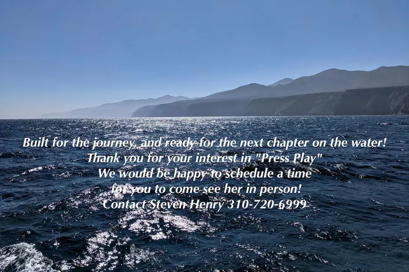 Slide: The Image of Ocean view with text promoting Maxum 3700 SCR yacht, 2000 model. Contact for details. - 18