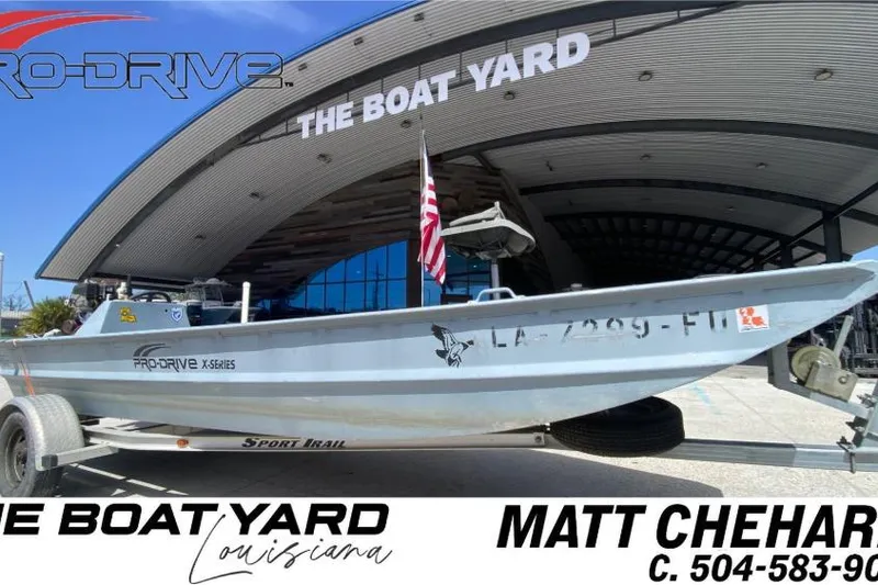 The Image of 2009 Pro-Drive X Series 17' boat on trailer at The Boat Yard, Louisiana. - 0