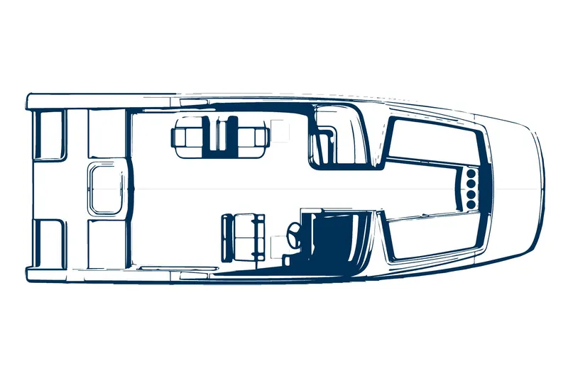 Slide: The Image of Manufacturer Provided Image: Blueprint of 2026 World Cat 230 DC boat, showcasing seating and layout design. - 8