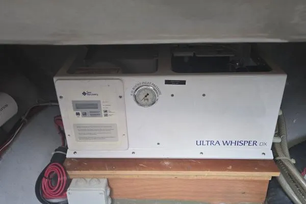 Slide: The Image of Ultra Whisper DX generator in 2018 Lagoon 42 yacht engine room. - 27