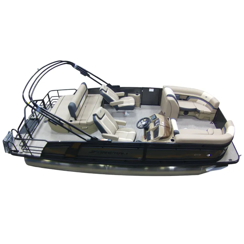 Slide: The Image of 2026 Starcraft EXS-3 Q DH Tritoon with luxurious interior. - 4