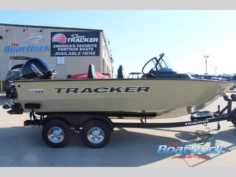 The Image of 2026 Targa V18 Combo boat on trailer at The Boat Dock. - 1