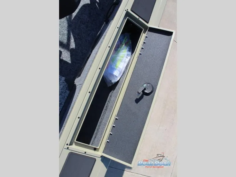 Slide: The Image of Targa V18 Combo 2026 boat storage compartment with accessories. - 19