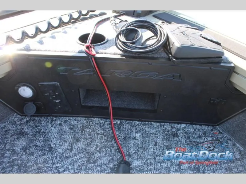 Slide: The Image of Interior of 2026 Targa V18 Combo with cables and controls. - 27