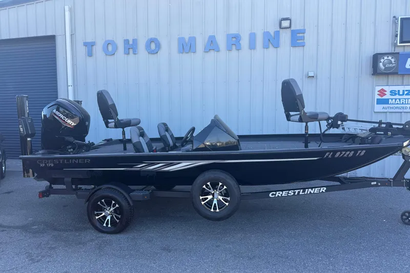 The Image of 2021 Crestliner XF 179 boat with Mercury engine at Toho Marine dealership. - 0