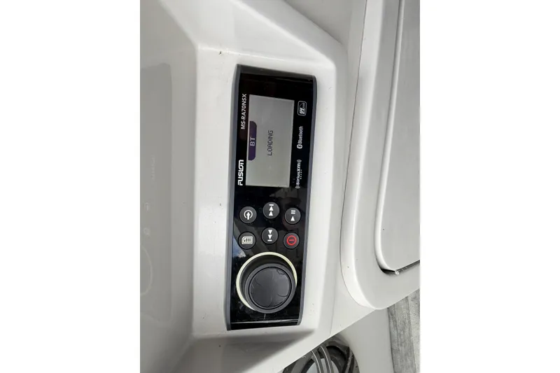 Slide: The Image of 2023 Crest Caribbean LX 230 boat stereo system with Bluetooth connectivity. - 14