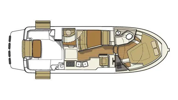 Slide: The Image of 2018 Ranger Tugs R-31S Ranger Tug interior layout diagram. - 4