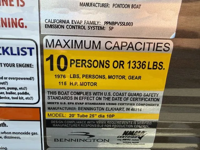 Slide: The Image of Bennington 21 S W/ Yamaha 115 "SHO" No Trailer 2024 - 15