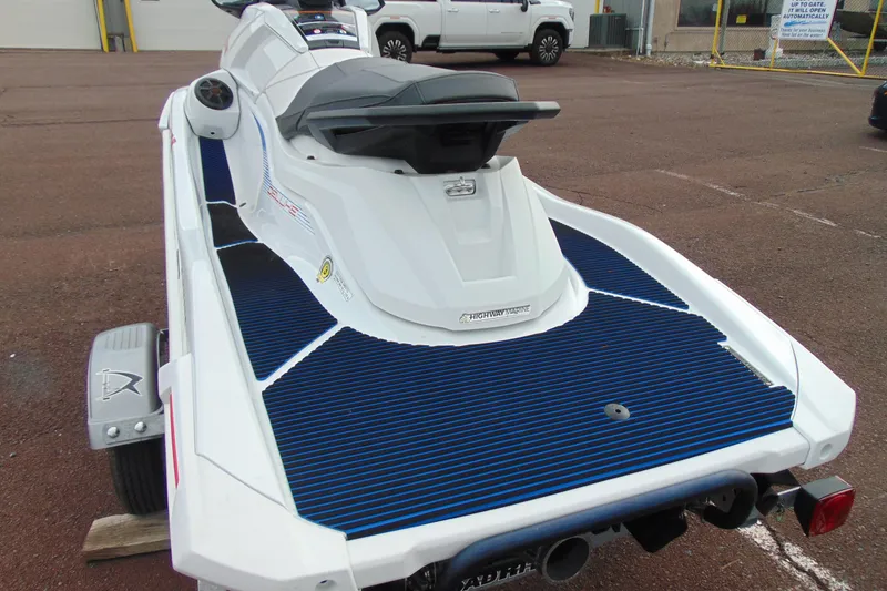 Slide: The Image of 2022 Yamaha WaveRunner VX Deluxe on trailer, parked in lot. - 6