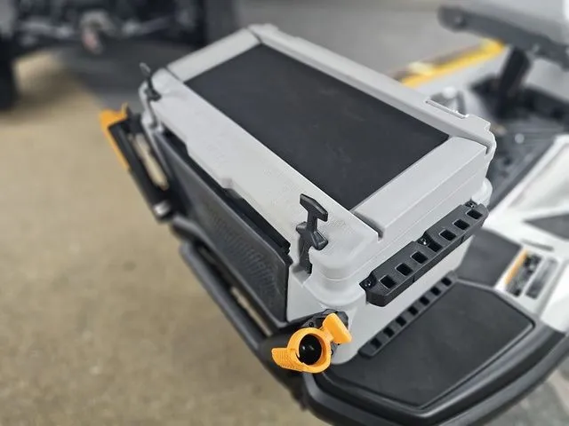 Slide: The Image of Sea-Doo FISH PRO 2026 with accessory box on deck. - 16