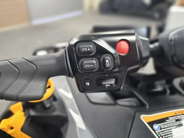 Slide: The Image of Close-up of 2026 Sea-Doo FISH PRO controls. - 18
