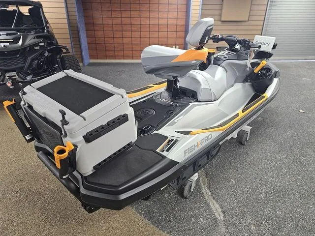 Slide: The Image of 2026 Sea-Doo FISH PRO jet ski with fishing accessories. - 7