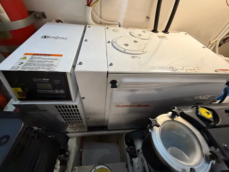 Slide: The Image of Engine room of 2009 Tiara Yachts 4300 Sovran with Volvo Penta IPS 600. - 43