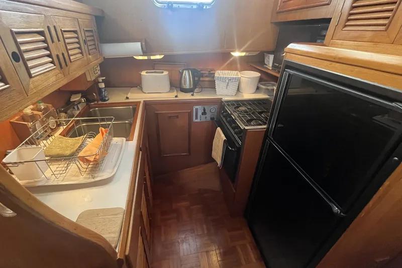 Slide: The Image of CHB 42 Aft Cabin Trawler - Galley - 3