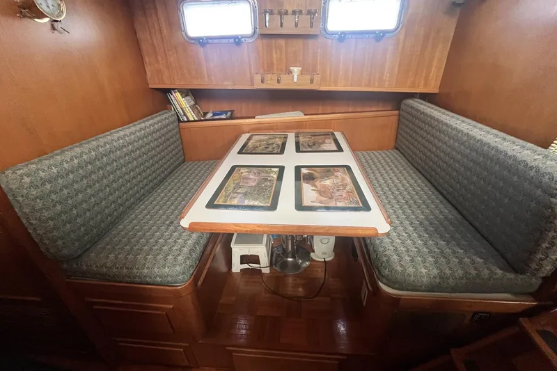 Slide: The Image of CHB 42 Aft Cabin Trawler - Galley Dinette - 4