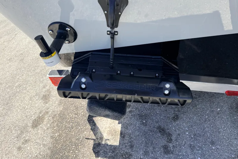 Slide: The Image of 2026 Sea Pro 245FLXR Sandbar boat with Seakeeper stabilizer detail. - 11