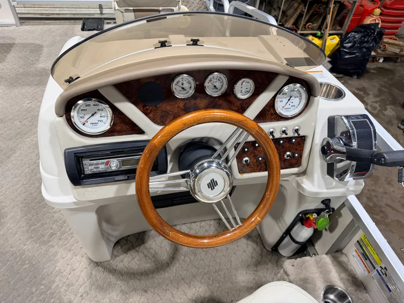 Slide: The Image of Dashboard of a 2010 Misty Harbor 2085DF boat. - 27
