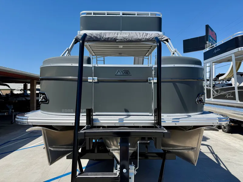 Slide: The Image of Avalon Catalina Cruise Funship 2026, 25 ft, 200HP Mercury, gray design. - 6