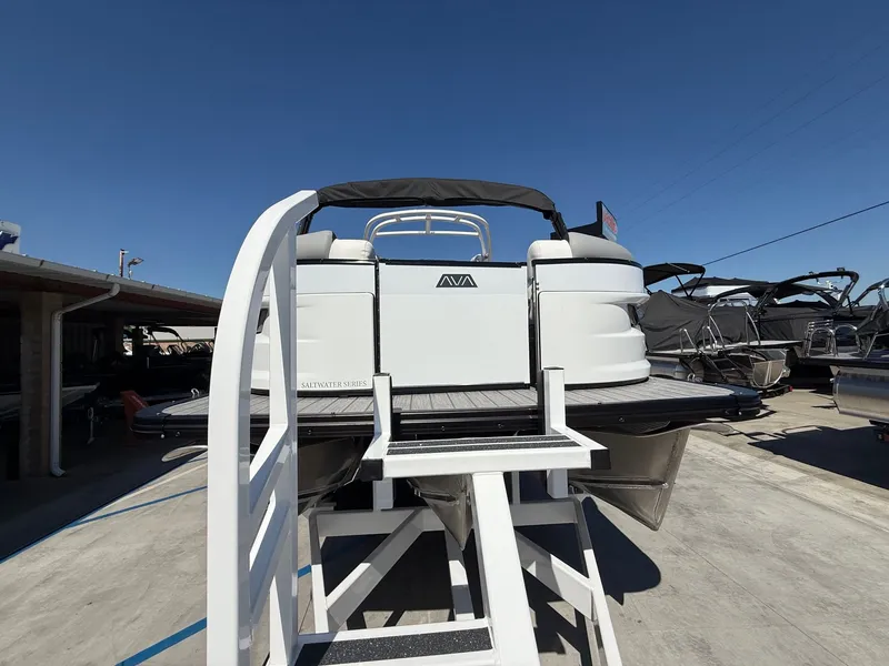 Slide: The Image of Avalon Excalibur LTD Quad Lounger Shift Windshield - 27 FT w/ 425HP Mercury V10! 2026 - 3