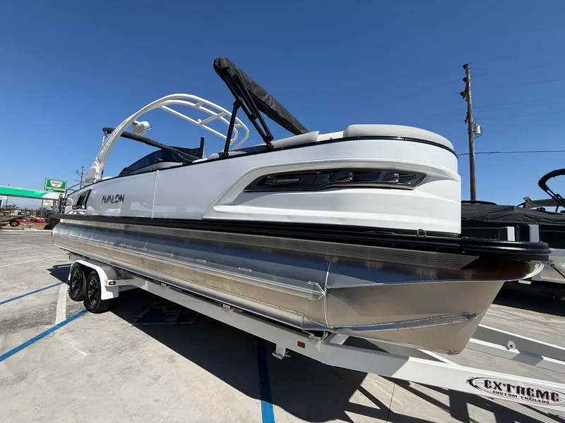 Slide: The Image of Avalon Excalibur LTD Quad Lounger Shift Windshield - 27 FT w/ 425HP Mercury V10! 2026 - 4