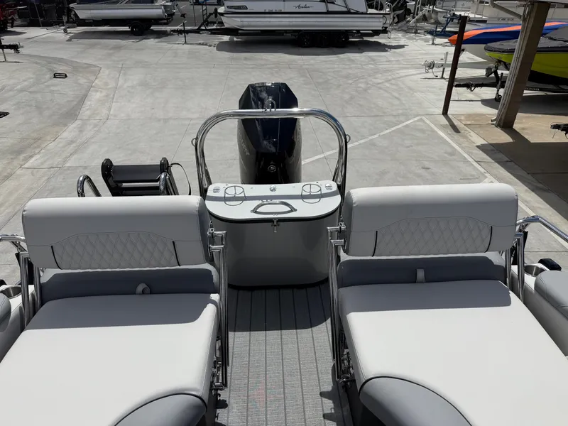 Slide: The Image of Avalon Excalibur LTD Quad Lounger Shift Windshield - 25 FT w/ 400HP Mercury V10! 2026 - 5