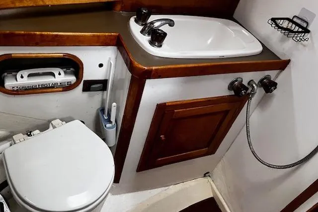 Slide: The Image of Marine head w/shower and hot water - 12