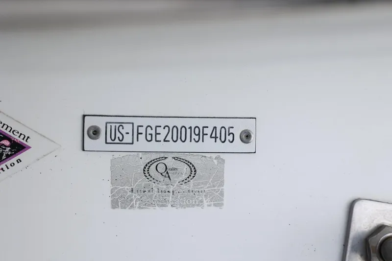 Slide: The Image of Close-up of a 2005 Cobalt 200 identification plate with serial number. - 29