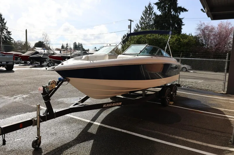 Slide: The Image of 2005 Cobalt 200 boat on Karavan trailer in outdoor lot. - 7