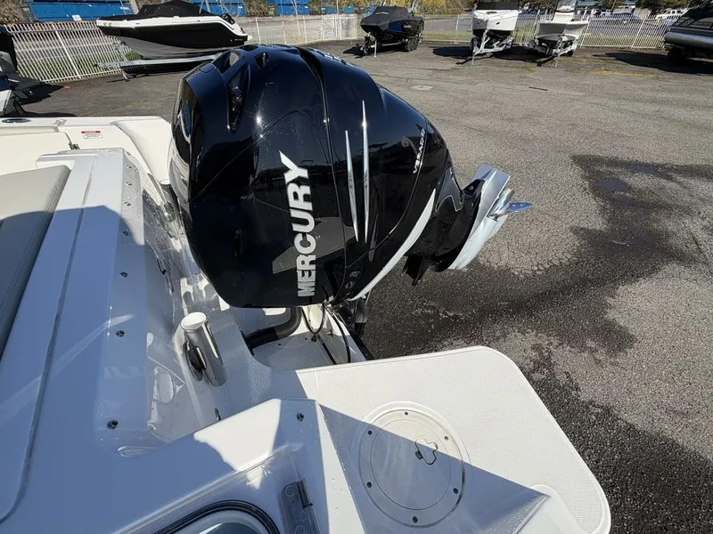 Slide: The Image of 2023 Boston Whaler 240 Vantage with Mercury outboard motor. - 5