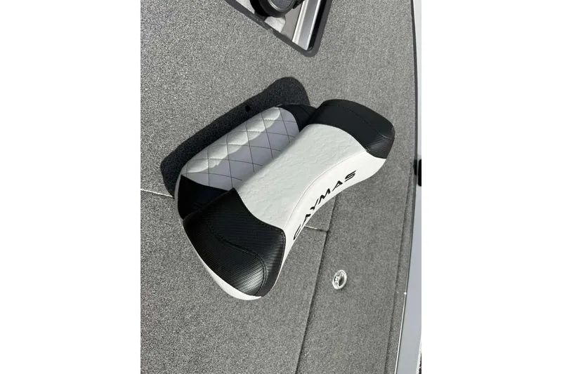 Slide: The Image of Caymas CX 20 PRO 2025 boat seat cushion on gray deck surface. - 38