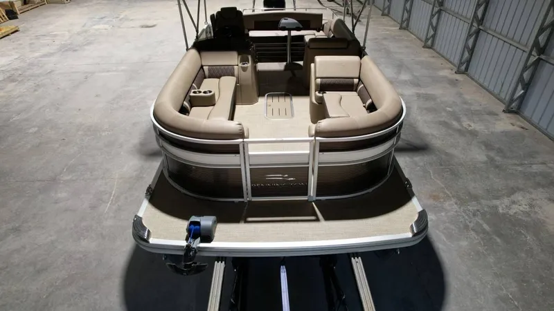 Slide: The Image of 2019 Bennington SXP SERIES 23SS pontoon boat in warehouse. - 24