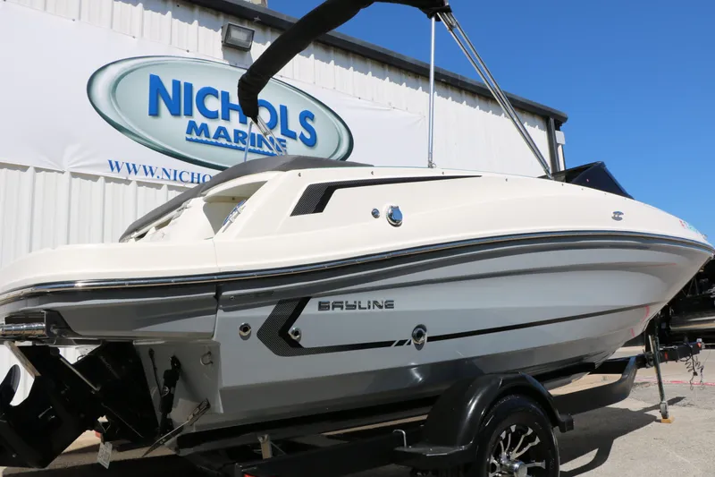 Slide: The Image of 2022 Bayliner VR5 boat at Nichols Marine. - 9