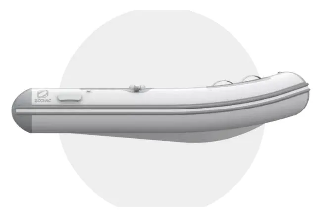 The Image of Manufacturer Provided Image: Zodiac Cadet 270 Alu 2025 inflatable boat, side view. - 0