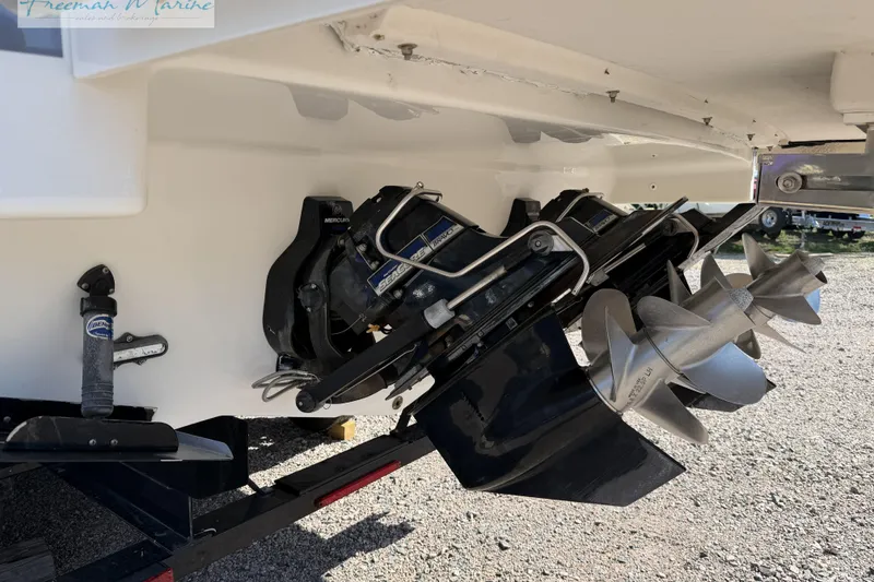 Slide: The Image of 2018 Formula 34 Performance Cruiser stern drive and propellers detail. - 9