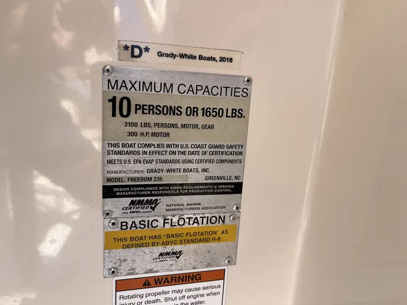 Slide: The Image of Grady-White Freedom 235 2020 - 14