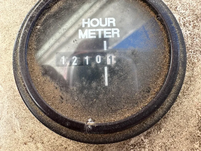 Slide: The Image of Hour meter reading 12101 on a 1988 Ericson 34 boat. - 8