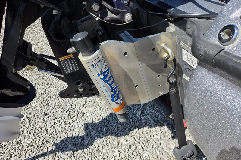 Slide: The Image of 2023 Nitro Z20 boat engine mount with Atlas hydraulic jack plate. - 10