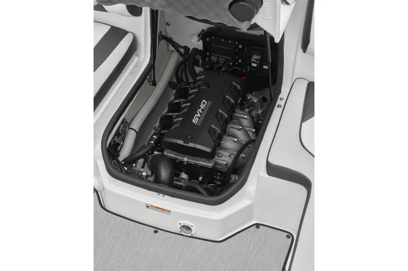Slide: The Image of Yamaha AR195 2026 engine compartment with SVHO engine. - 4