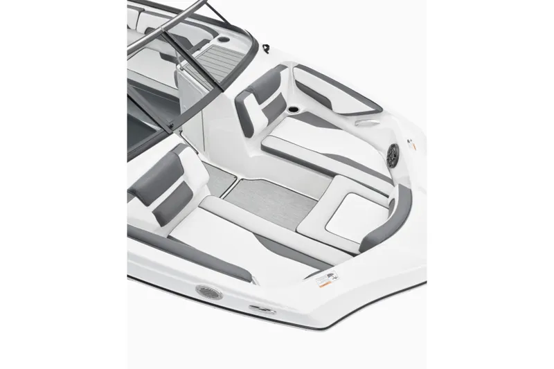 Slide: The Image of Interior of Yamaha AR195 boat, 2026 model, featuring modern seating. - 7