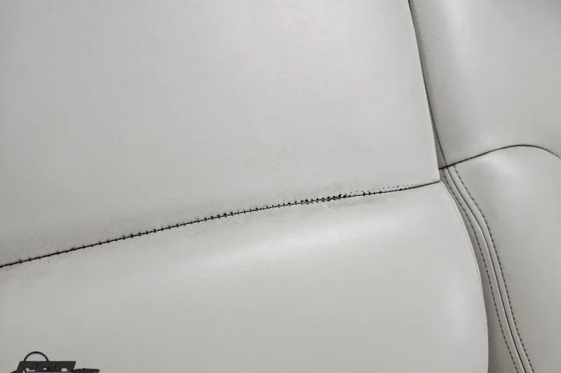 Slide: The Image of Close-up of 2015 Tahoe 215 Xi boat seat stitching detail. - 106