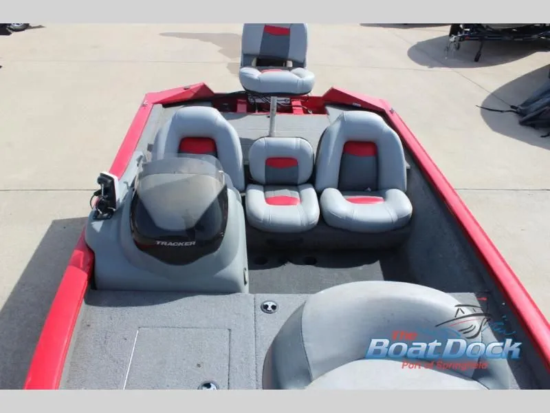 Slide: The Image of 2017 Pro Team 175 TXW boat with gray and red seats. - 15