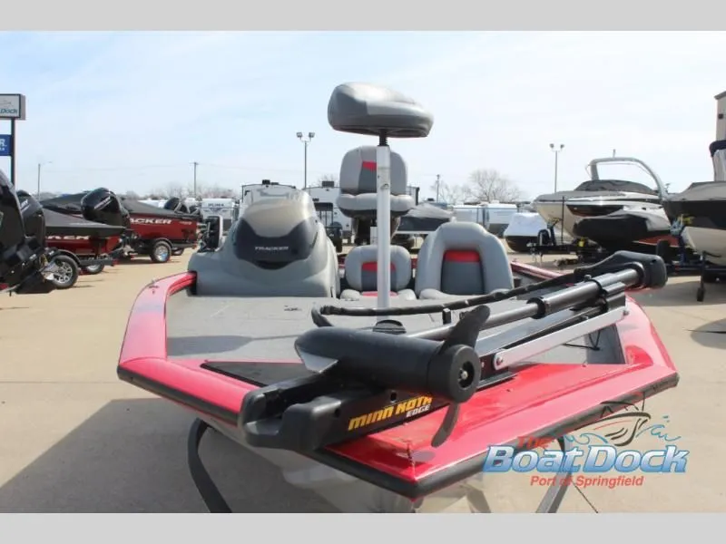 Slide: The Image of Red 2017 Pro Team 175 TXW boat with Minn Kota motor. - 3
